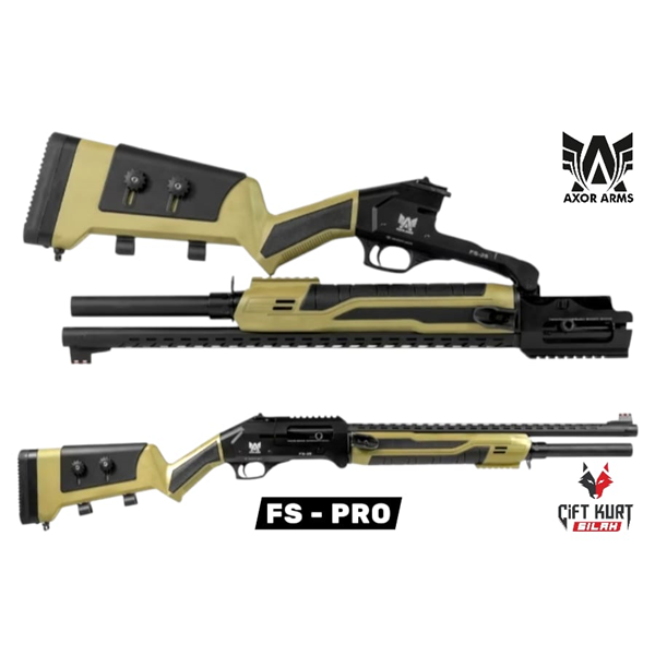 Axor Arms FS-PRO + Çöl Siyah Kırma Otomatik Av Tüfeği 